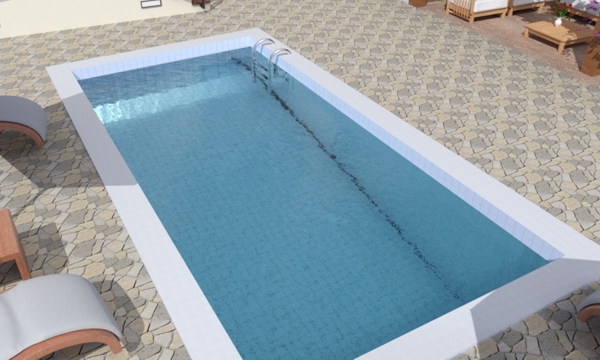 3d swimming pool