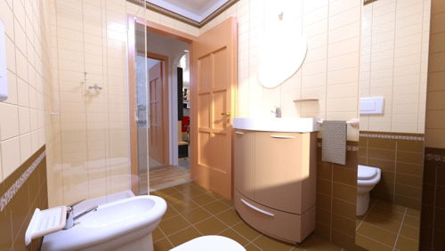 rendering interni bagno