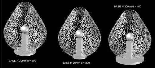 progettazione cad 3d lampada