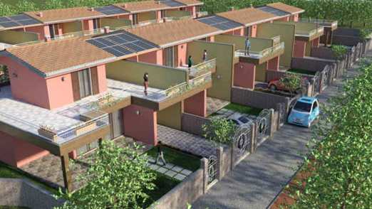 rendering  villette a schiera