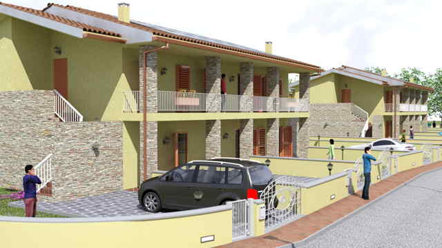 rendering  complesso residenziale 1