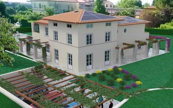 rendering villa 