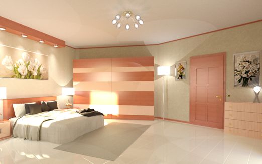 bedroom rendering