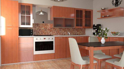 rendering 3d of kitchen