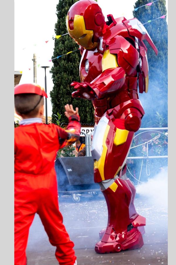 iron man mark 7 indossato