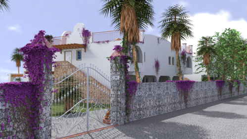 rendering di villaggio