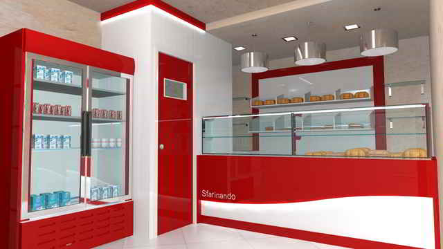 render panifici pasticcerie