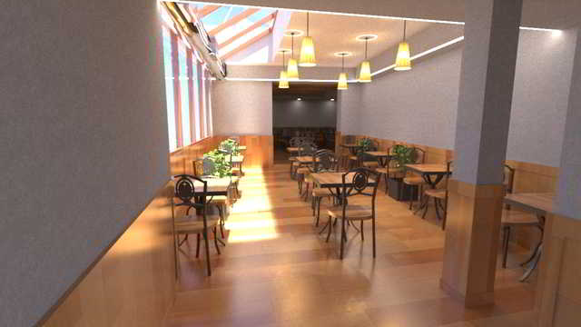 rendering pizzeria 4