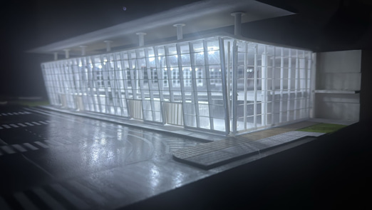 plastico architettonico 1 100 di aereporto