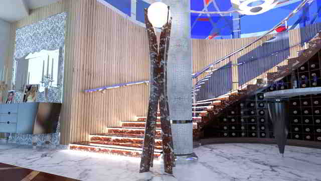 lampada marmo